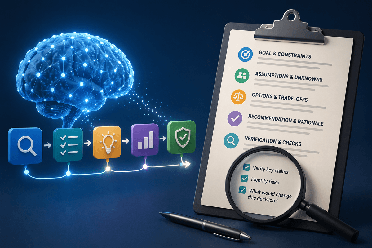Structured Reasoning Improves AI Problem Solving