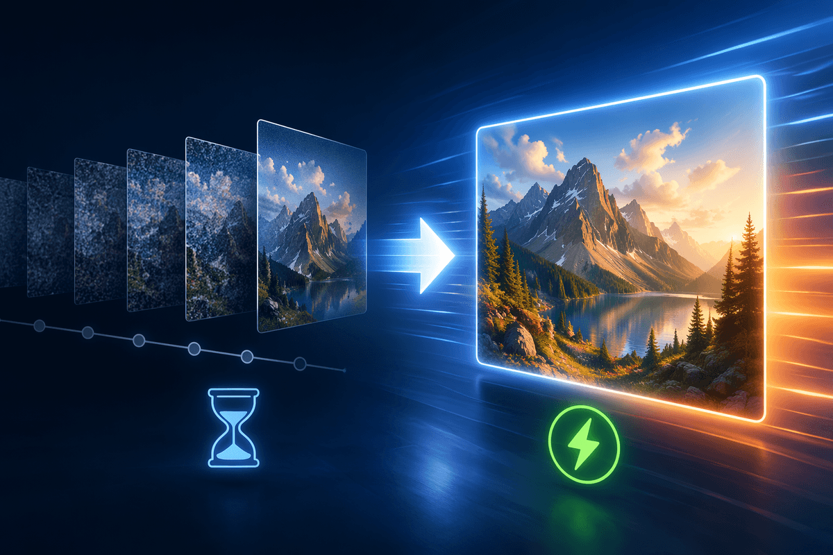 One-Step Image Models Reduce Generation Time