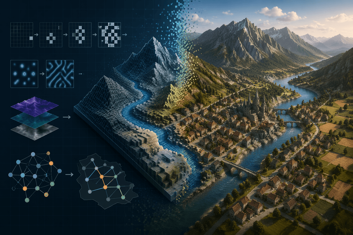 Pattern Generation Models Create Complex Structures