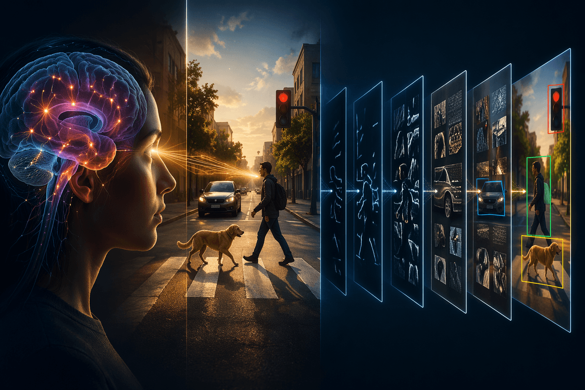 Computer Vision Mimics Human Brain Processing