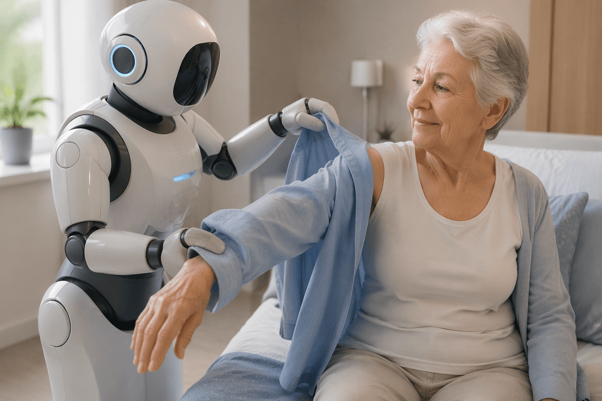 How Robots Dress People Safely